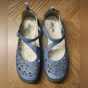 JBU by Jambu Bellerose Encore Mary Jane Size 7.5M Blue Gray